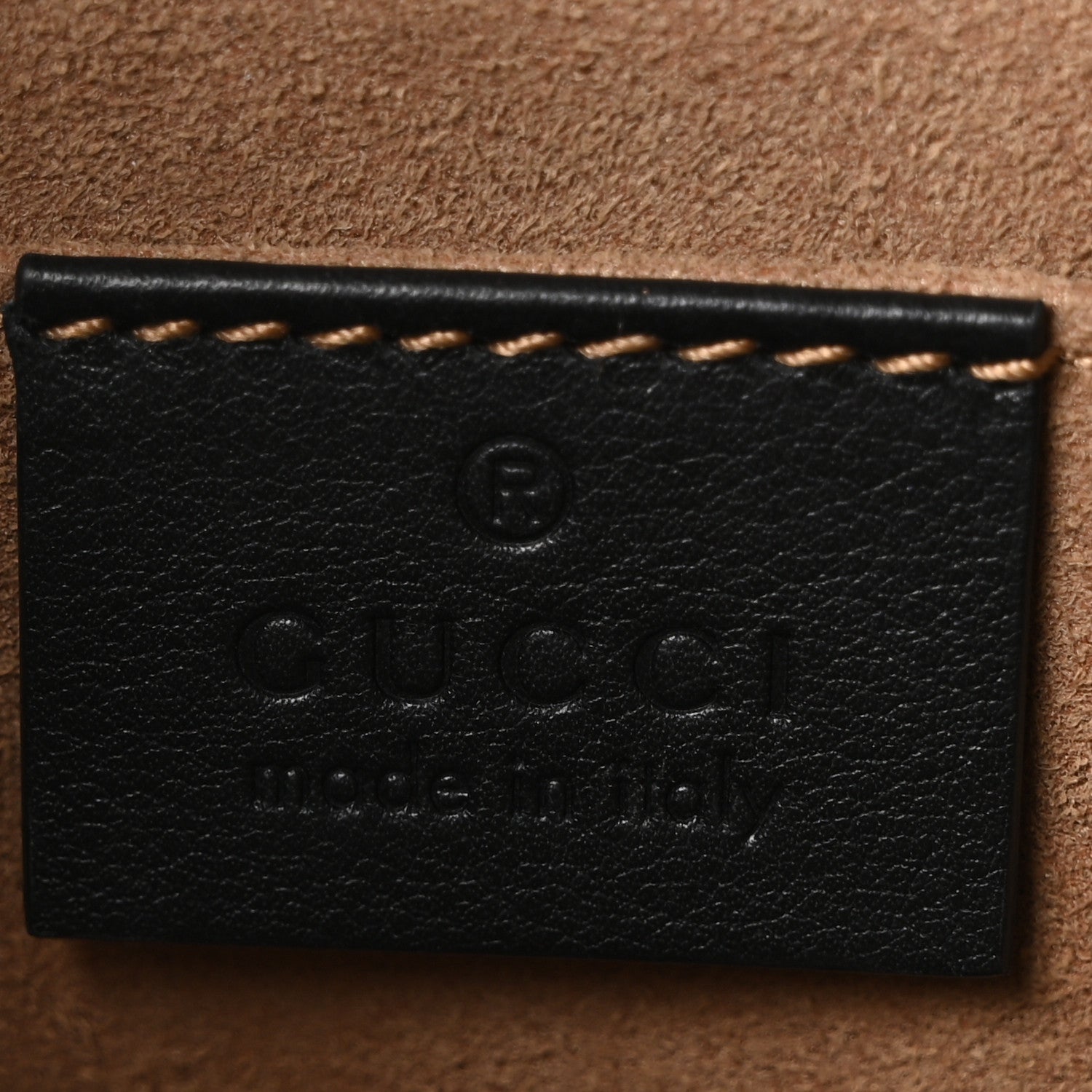 GG Supreme Monogram Calfskin Small Padlock Shoulder Bag Beige Black Cuir £¨ Direct shipment via from wholesalehk.shop