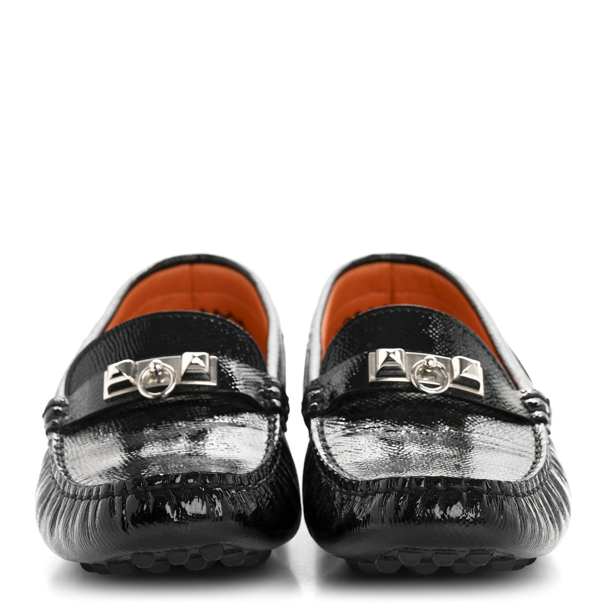Patent Epsom Womens Irving Driving Moccasin Loafers 37 Black wholesalehk.shop