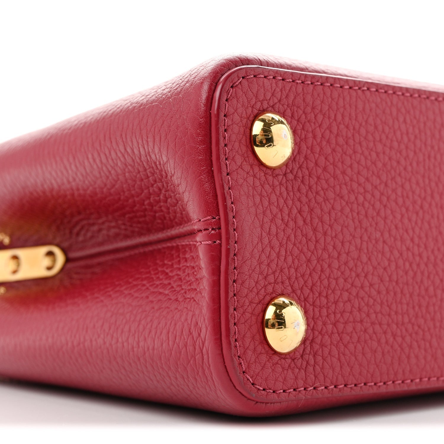Taurillon Embellished Flower Capucines BB Dark Pink £¨ Direct shipment via from wholesalehk.shop