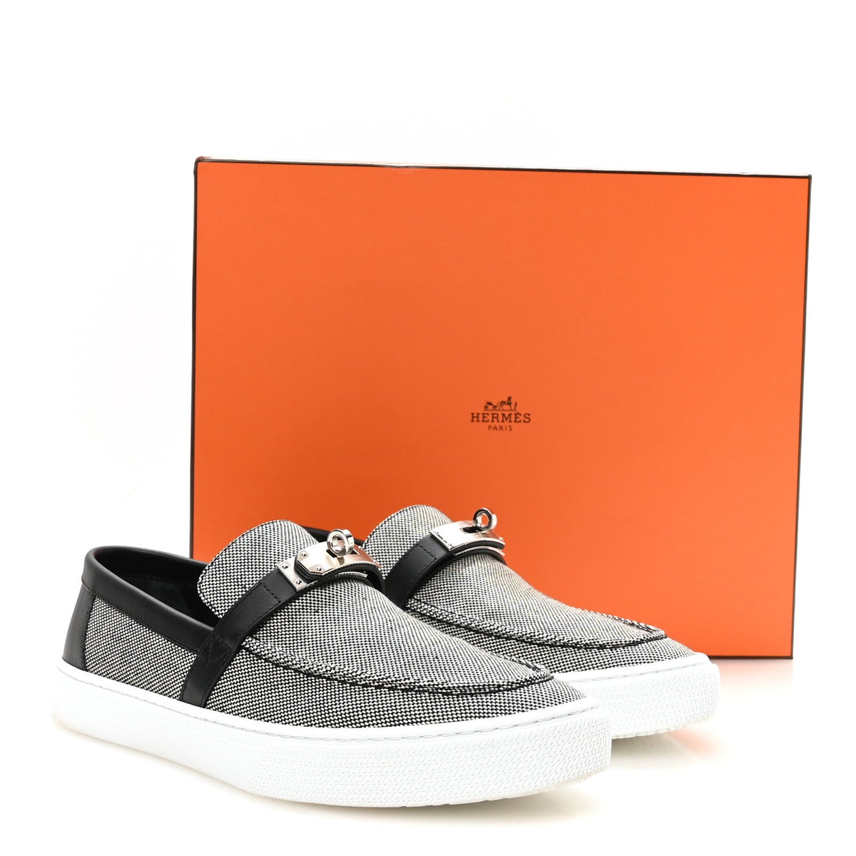 Toile De Coton Calfskin Game Slip On Sneakers 42.5 Prunoir Black wholesalehk.shop