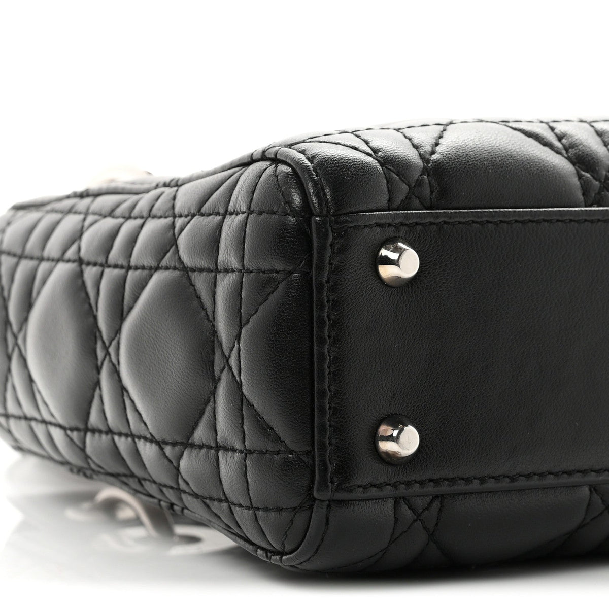 Lambskin Cannage Mini Lady Dior Black wholesalehk.shop