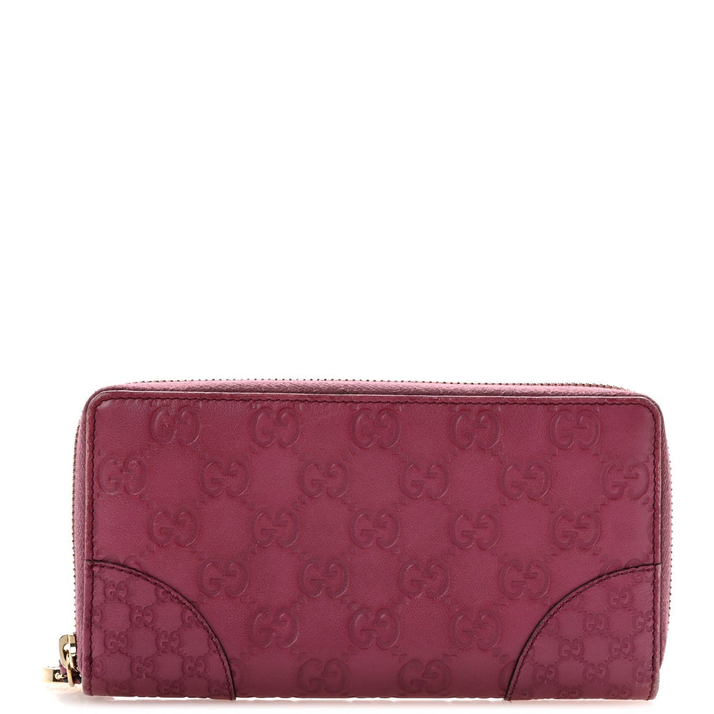 Guccissima Signature Microguccissima Bree Zip Around Wallet Purple £¨ Direct shipment via from wholesalehk.shop