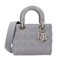 Lambskin Cannage Small My ABCDior Lady Dior Grey wholesalehk.shop