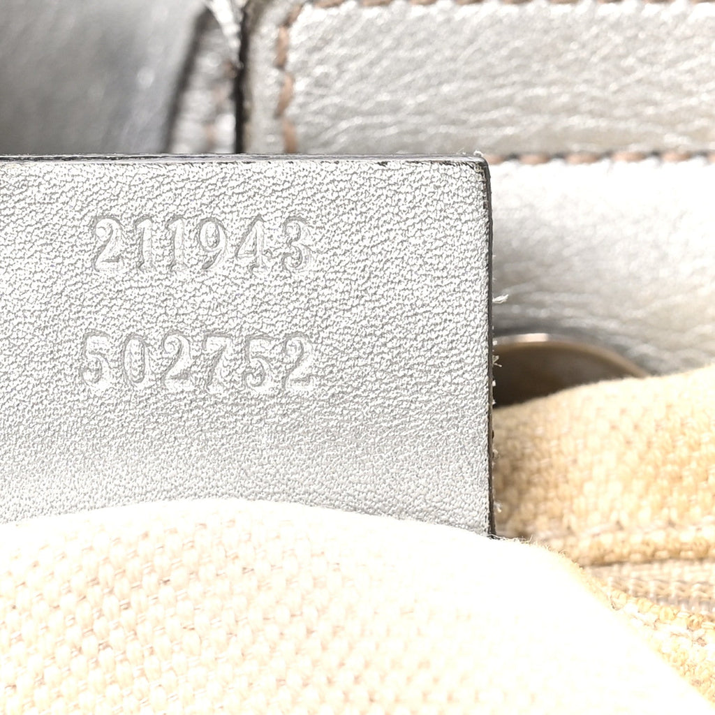 Guccissima Large Sukey Tote Silver £¨ Direct shipment via from wholesalehk.shop