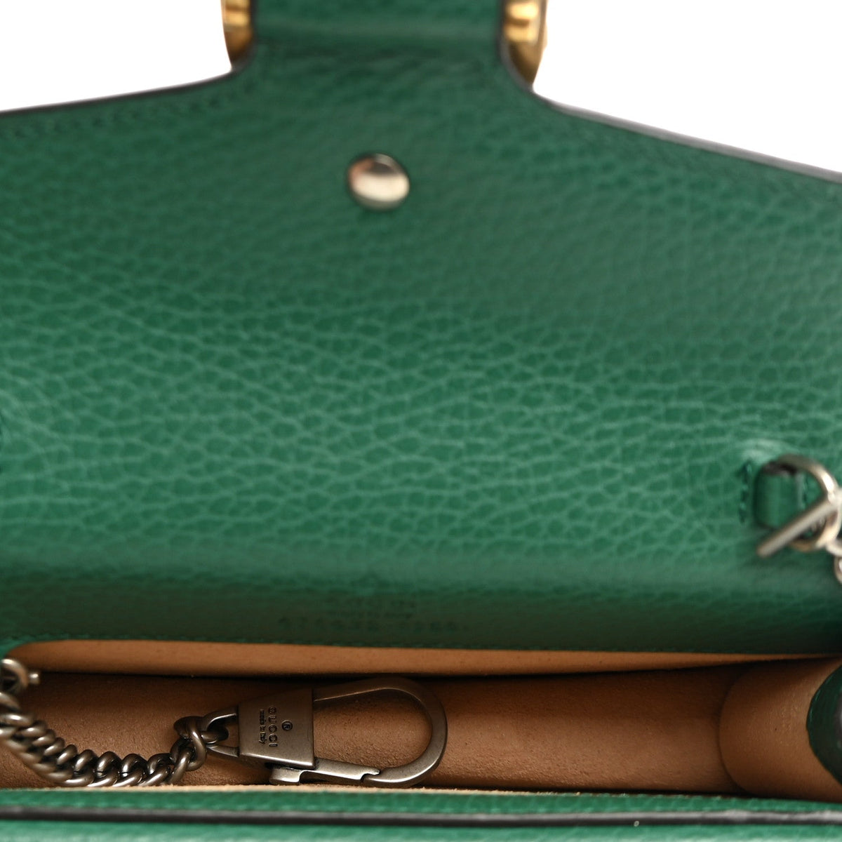 Calfskin Super Mini Dionysus Shoulder Bag Emerald wholesalehk.shop