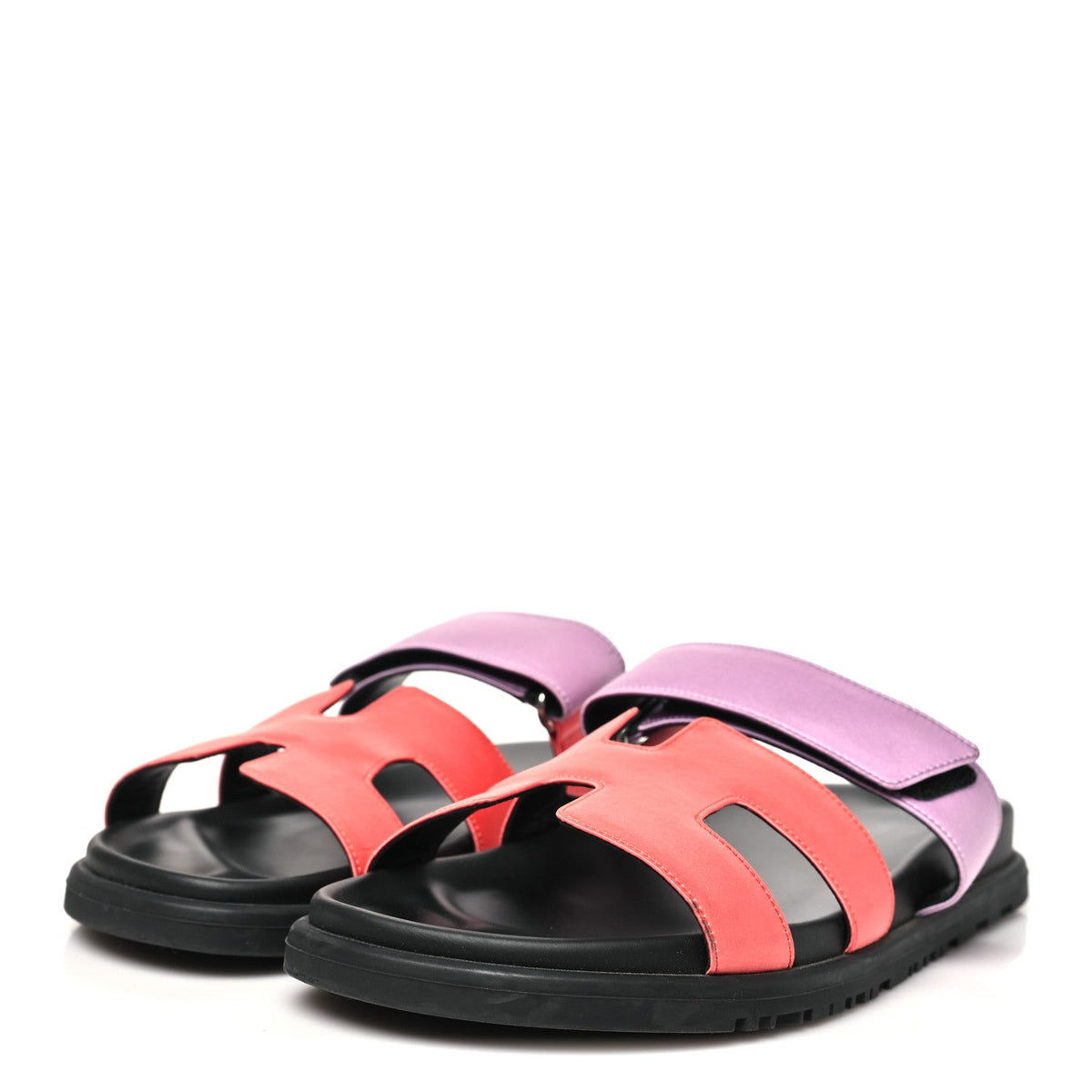 Satin Crepe Chypre Sandals 37.5 Rose Peche Violet Petale wholesalehk.shop