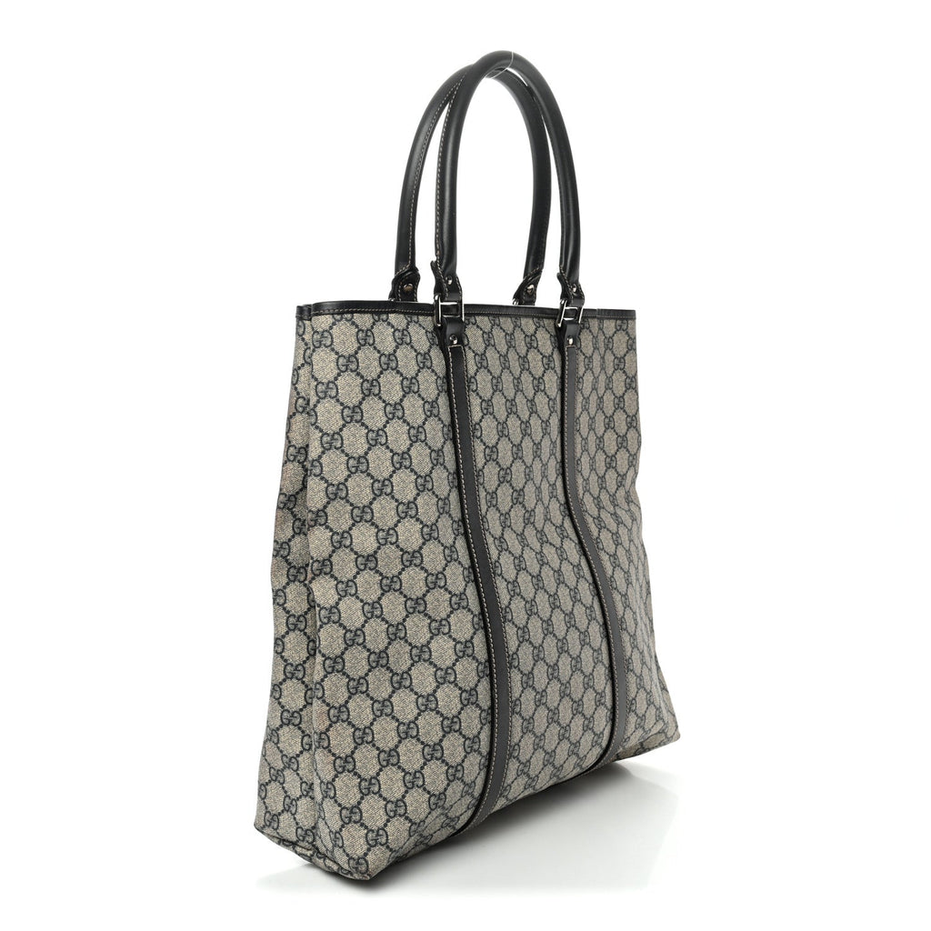 GG Plus Monogram Joy Vertical Tote Navy wholesalehk.shop