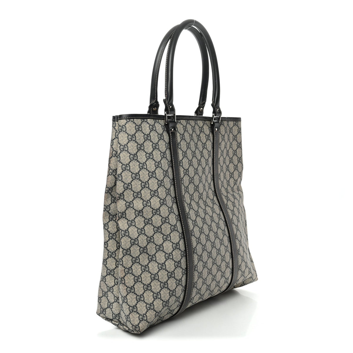 GG Plus Monogram Joy Vertical Tote Navy wholesalehk.shop