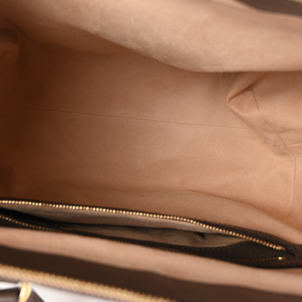 GG Supreme Monogram Web Medium Ophidia Tote Bag Brown wholesalehk.shop