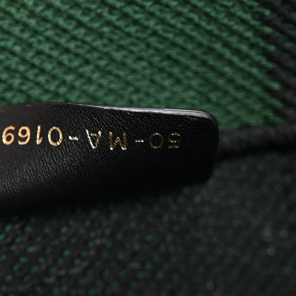 Canvas Embroidered Checkered Book Tote Black Green £¨ Direct shipment via from wholesalehk.shop