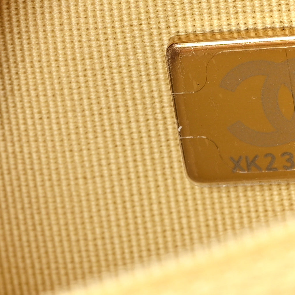 Lambskin Quilted Chanel 19 Wallet On Chain WOC Yellow wholesalehk.shop