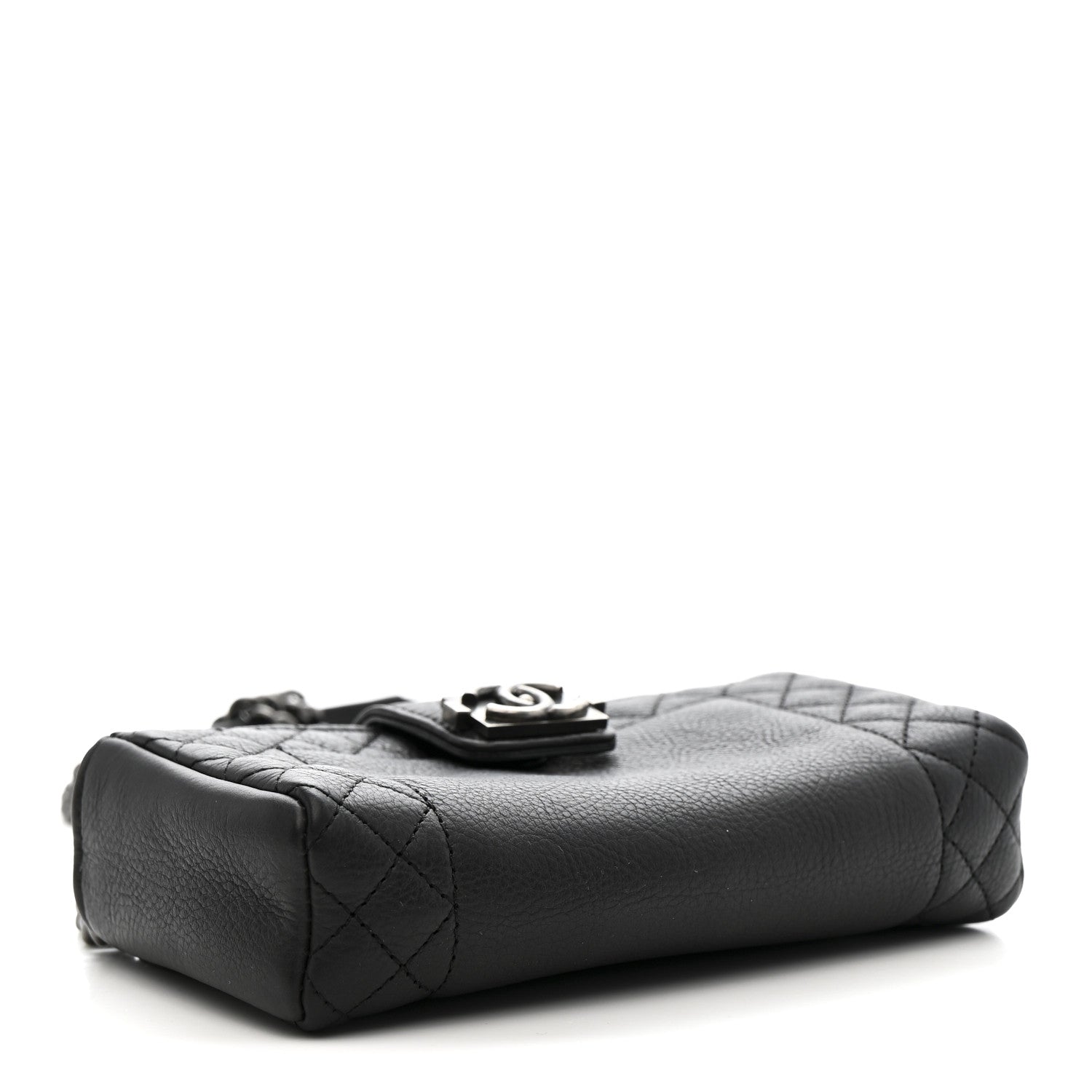 Calfskin Boy Reverso Mini Pochette Black wholesalehk.shop