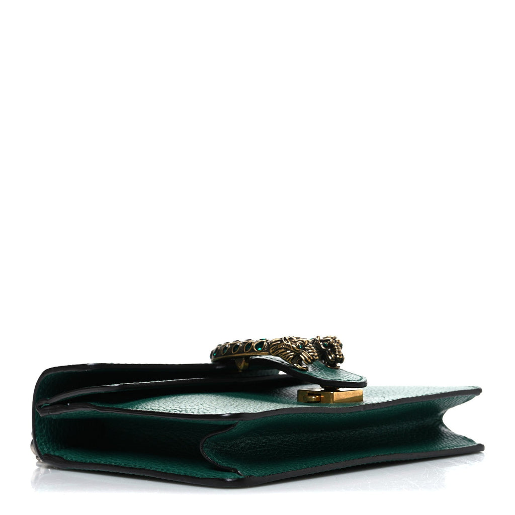 Calfskin Mini Dionysus Shoulder Bag Emerald wholesalehk.shop