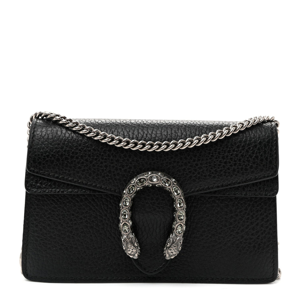 Calfskin Super Mini Dionysus Shoulder Bag Black wholesalehk.shop