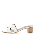 Calfskin Oasis Sandals 38.5 White wholesalehk.shop