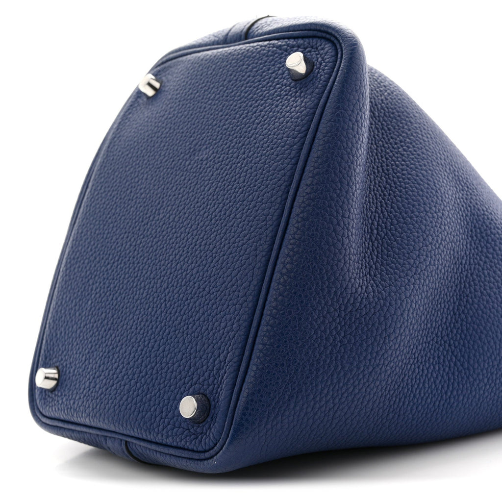 Taurillon Clemence Picotin Lock 18 PM Bleu Saphir £¨ Direct shipment via from wholesalehk.shop