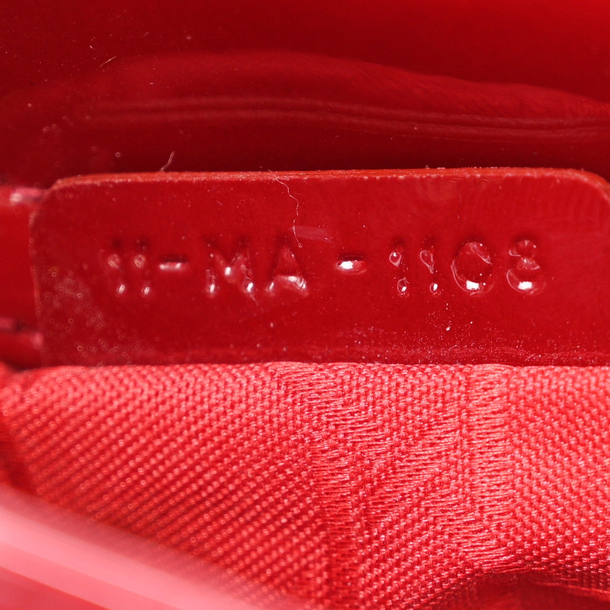 Patent Cannage Mini Lady Dior Red wholesalehk.shop