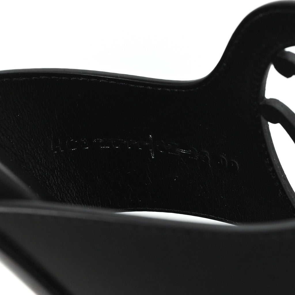 Calfskin Womens Mage Sandals 39 Black wholesalehk.shop
