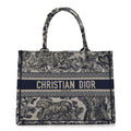 Canvas Embroidered Medium Dioriviera Toile De Jouy Book Tote Blue £¨ Direct shipment via from wholesalehk.shop