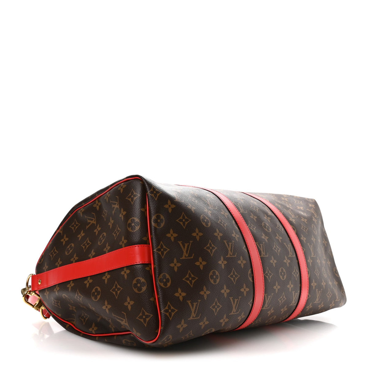 Calfskin Monogram Keepall Bandouliere 50 Coquelicot wholesalehk.shop