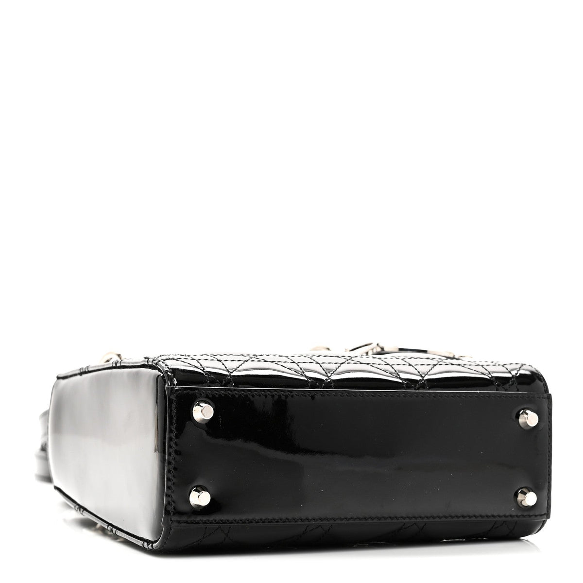 Patent Cannage Mini Lady Dior Black wholesalehk.shop