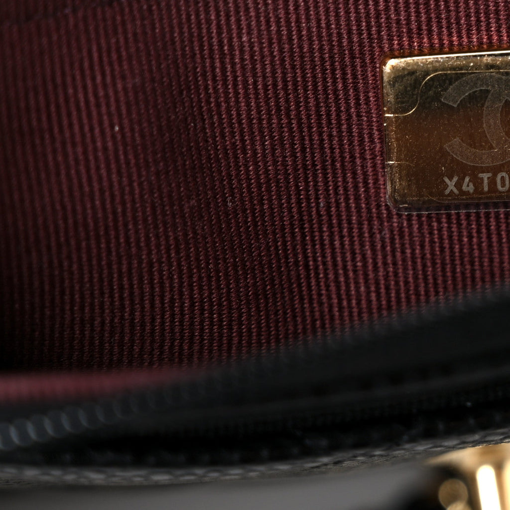 Caviar Quilted CC Turnlock Wallet On Chain WOC Black wholesalehk.shop