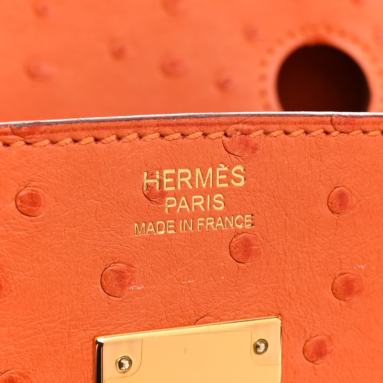 Ostrich Birkin 30 Orange £¨ Direct shipment via from wholesalehk.shop
