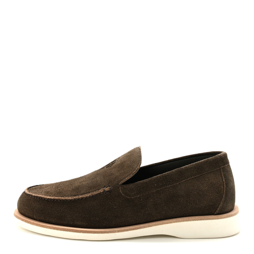 Suede Calfskin Mens Low Loafers 41.5 Ecorce wholesalehk.shop