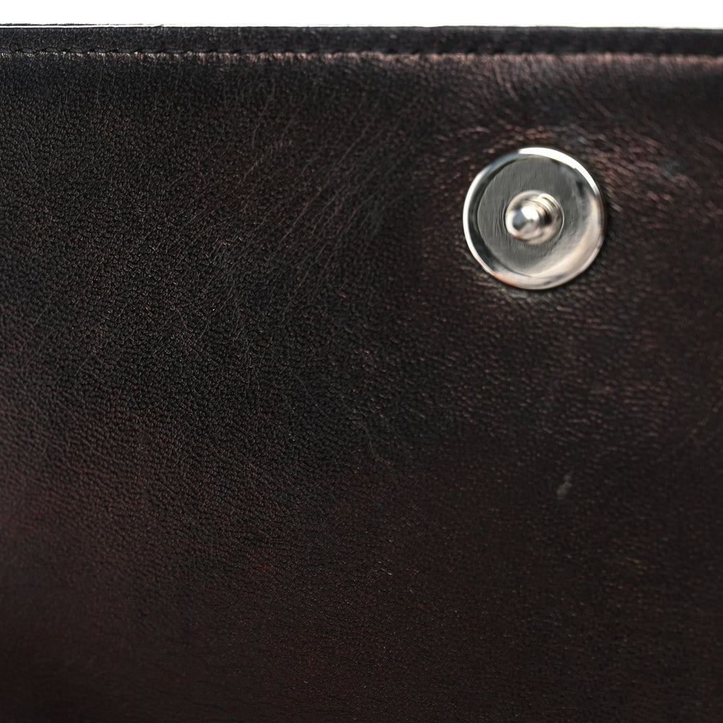 Grained Calfskin Diorama Wallet on Chain Pouch Black ¡§ Direct shipment via from wholesalehk.shop