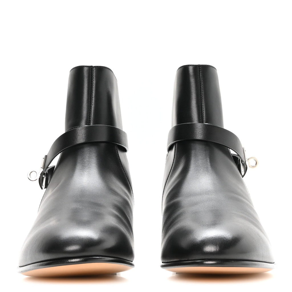 Calfskin Neo Low Boots 41 Black wholesalehk.shop