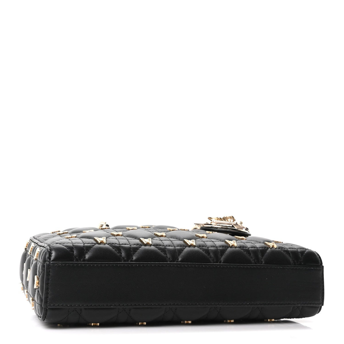 Lambskin Butterfly Cannage Lady D-Joy Black wholesalehk.shop