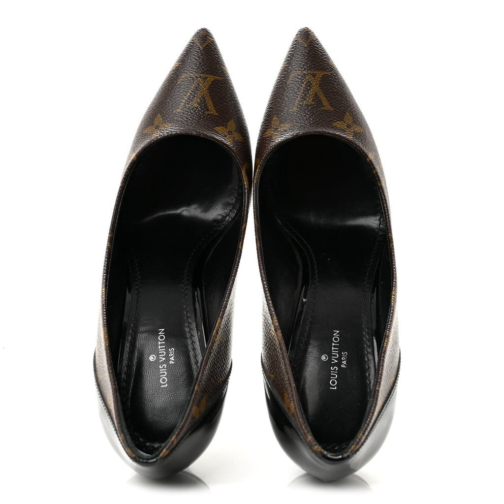 Monogram Cherie Pumps 38 Black £¨ Direct shipment via from wholesalehk.shop