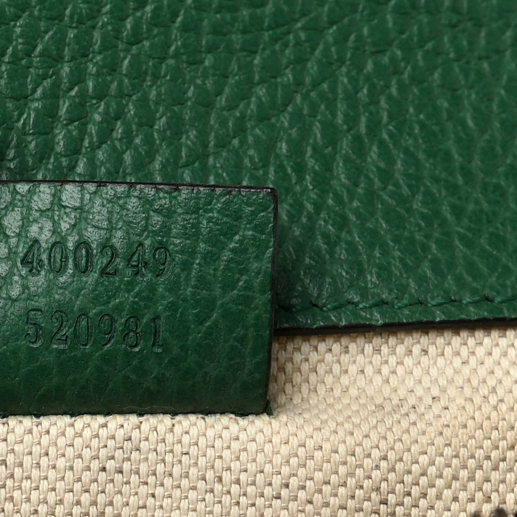 Pebbled Calfskin Small Dionysus Shoulder Bag Emerald wholesalehk.shop