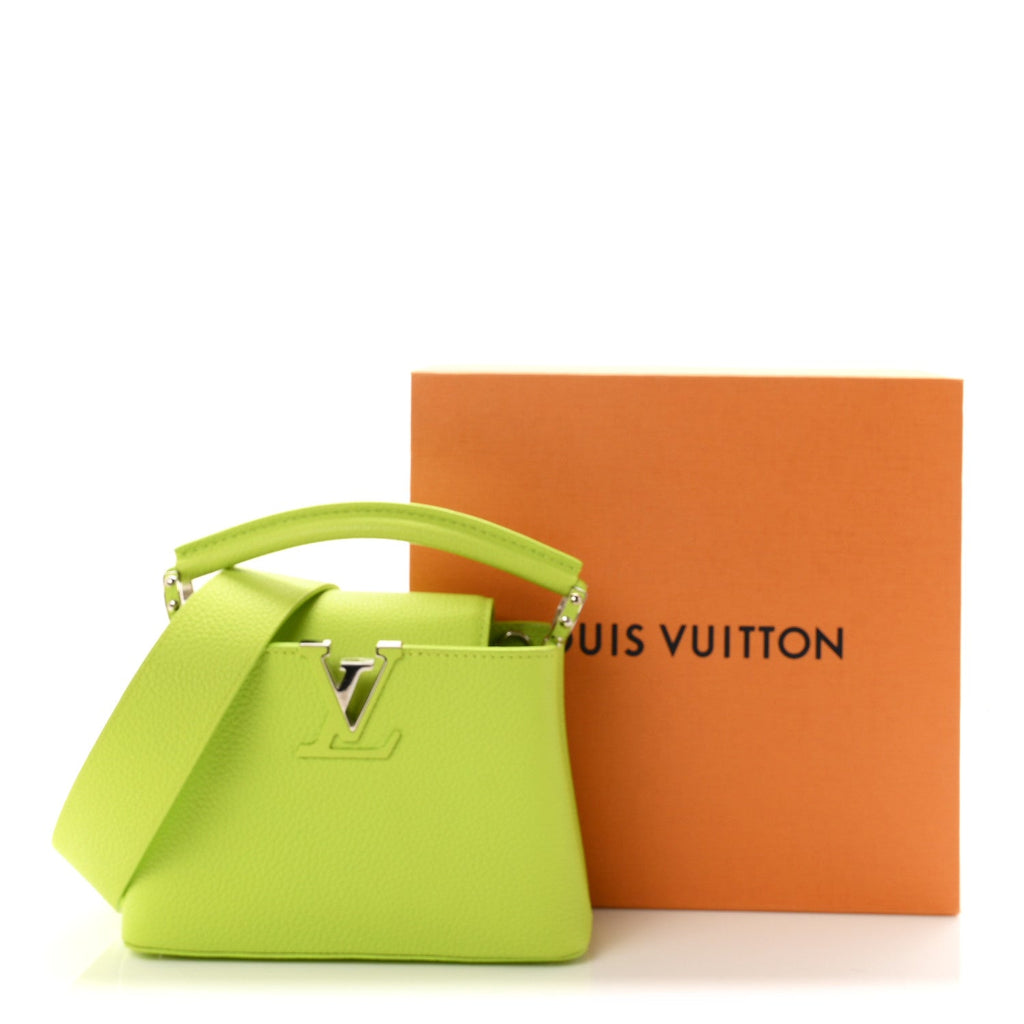 Taurillon Mini Capucines Chartreuse £¨ Direct shipment via from wholesalehk.shop