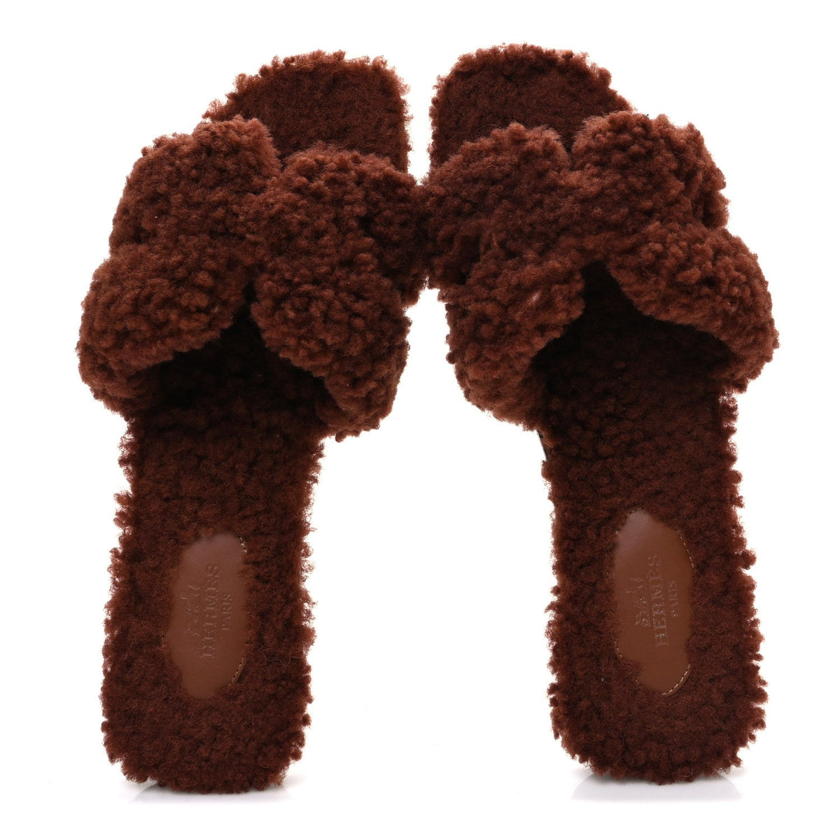Woolskin Oran Sandals 37.5 Cognac wholesalehk.shop
