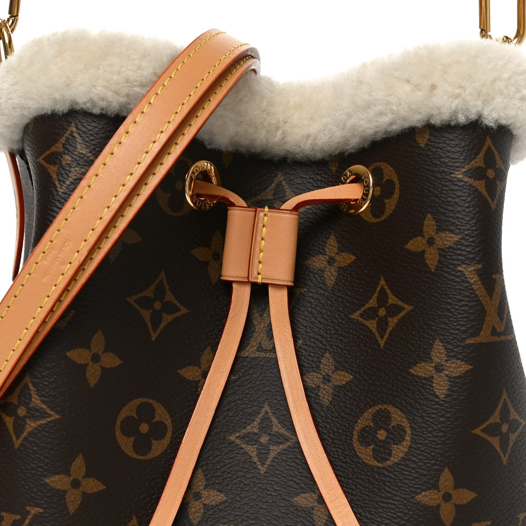 Monogram Shearling Cozygram Neonoe BB £¨ Direct shipment via from wholesalehk.shop