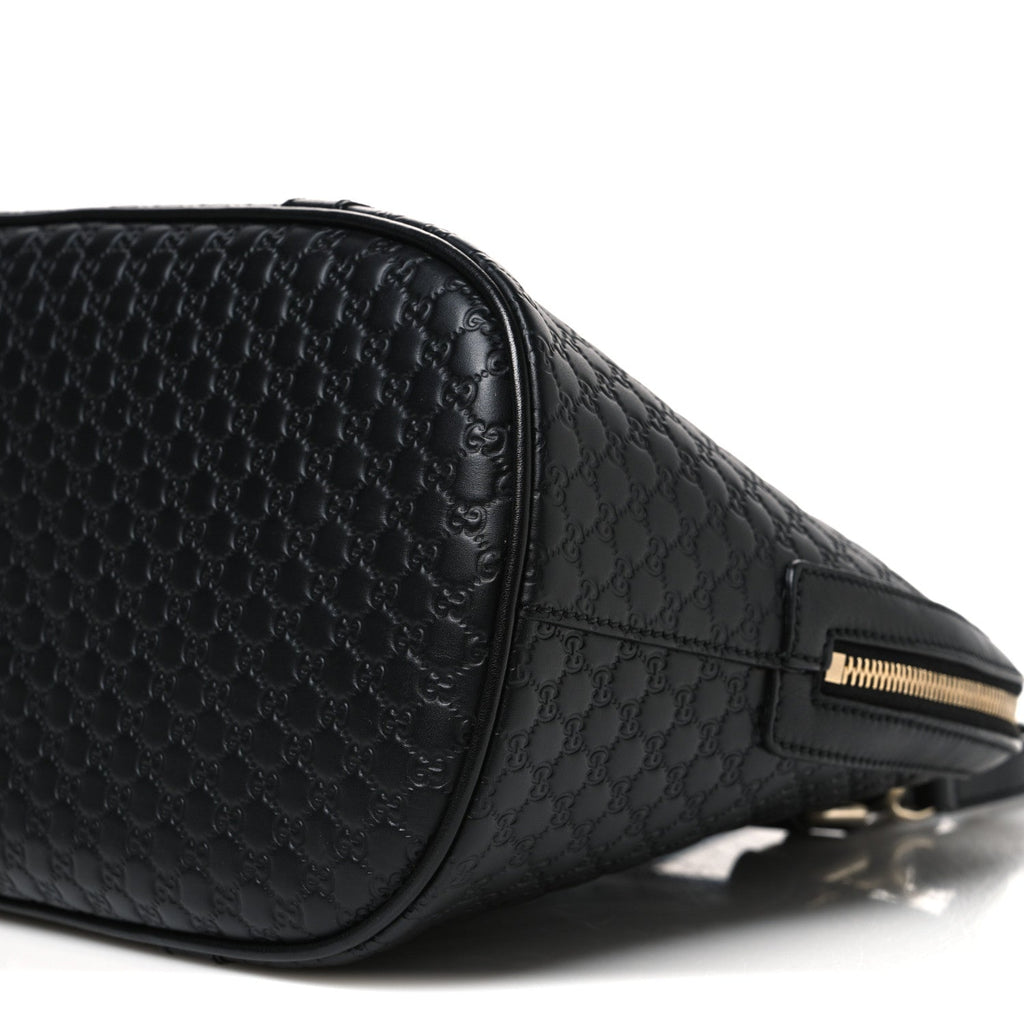 Microguccissima Medium Dome Bag Black £¨ Direct shipment via from wholesalehk.shop