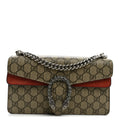 GG Supreme Monogram Suede Crystal Small Dionysus Shoulder Bag Beige Ebony Vulcanic Red wholesalehk.shop