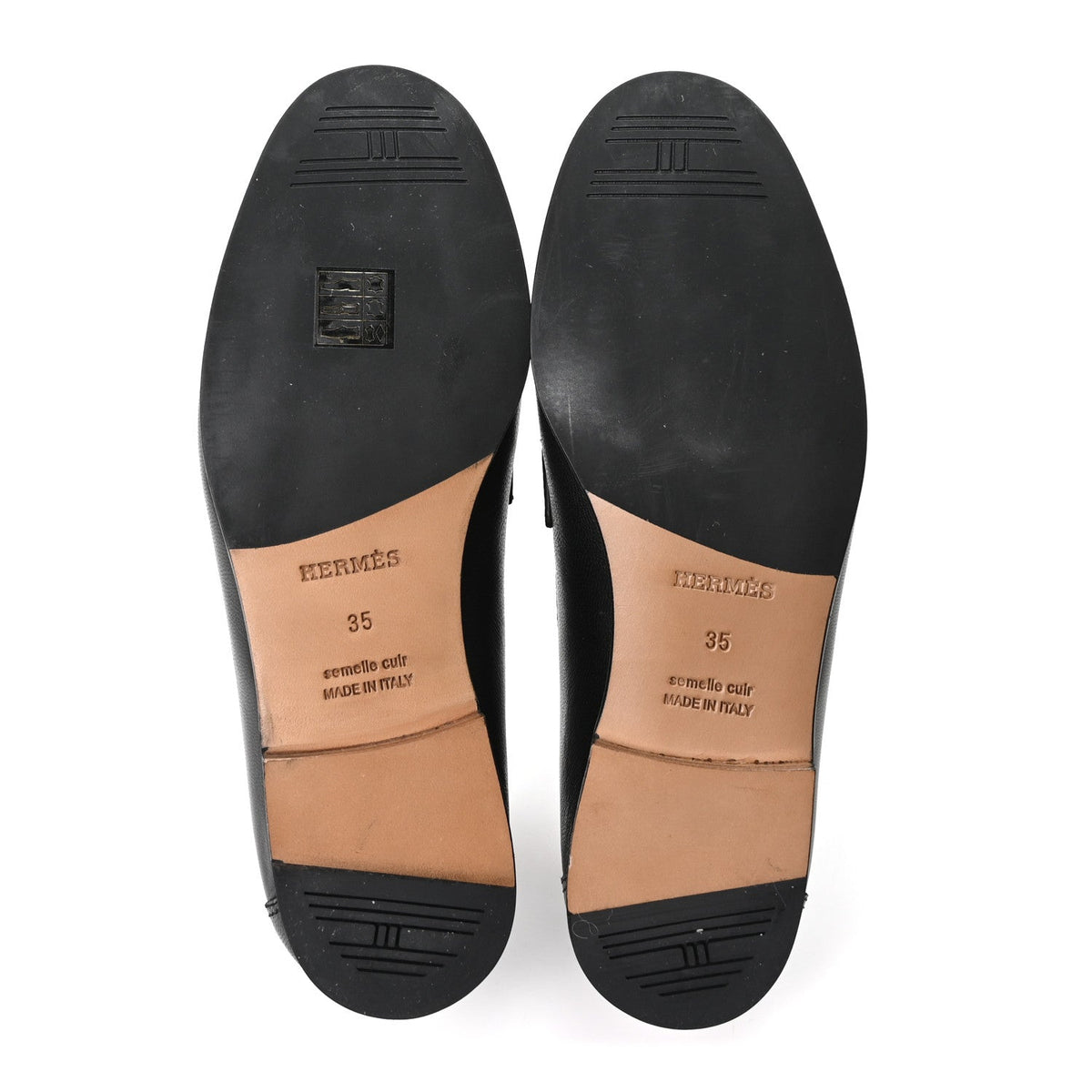 Calfskin Womens Colette Loafers 35 Black wholesalehk.shop