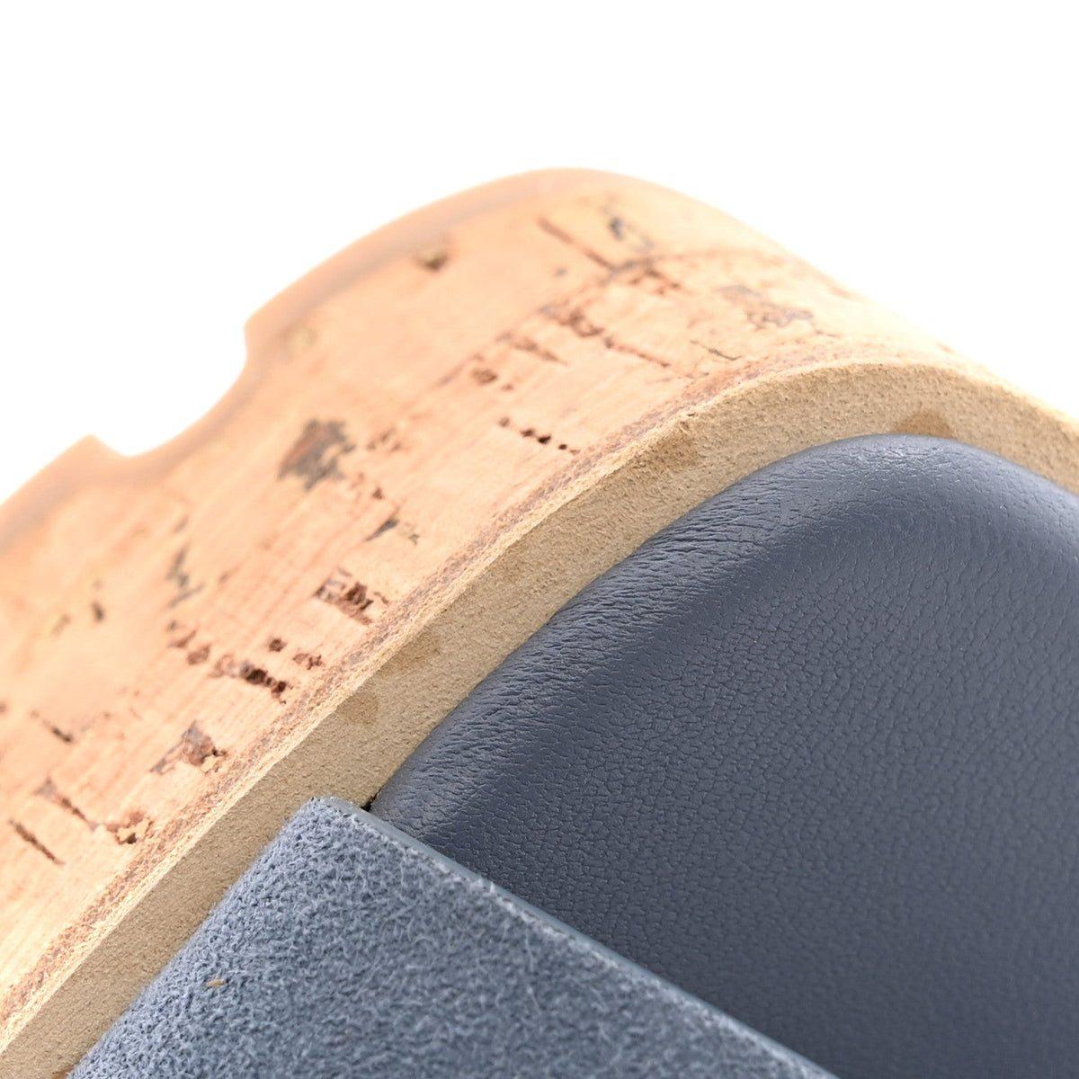 Suede Goatskin Cork Eze 30 Sandals 35 Bleu Grignon wholesalehk.shop