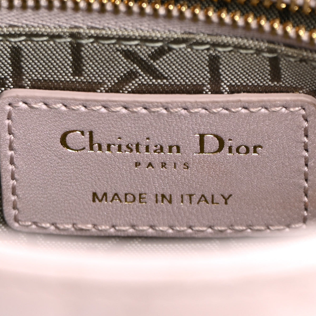 Metallic Lambskin Cannage Mini Lady Dior Lotus wholesalehk.shop