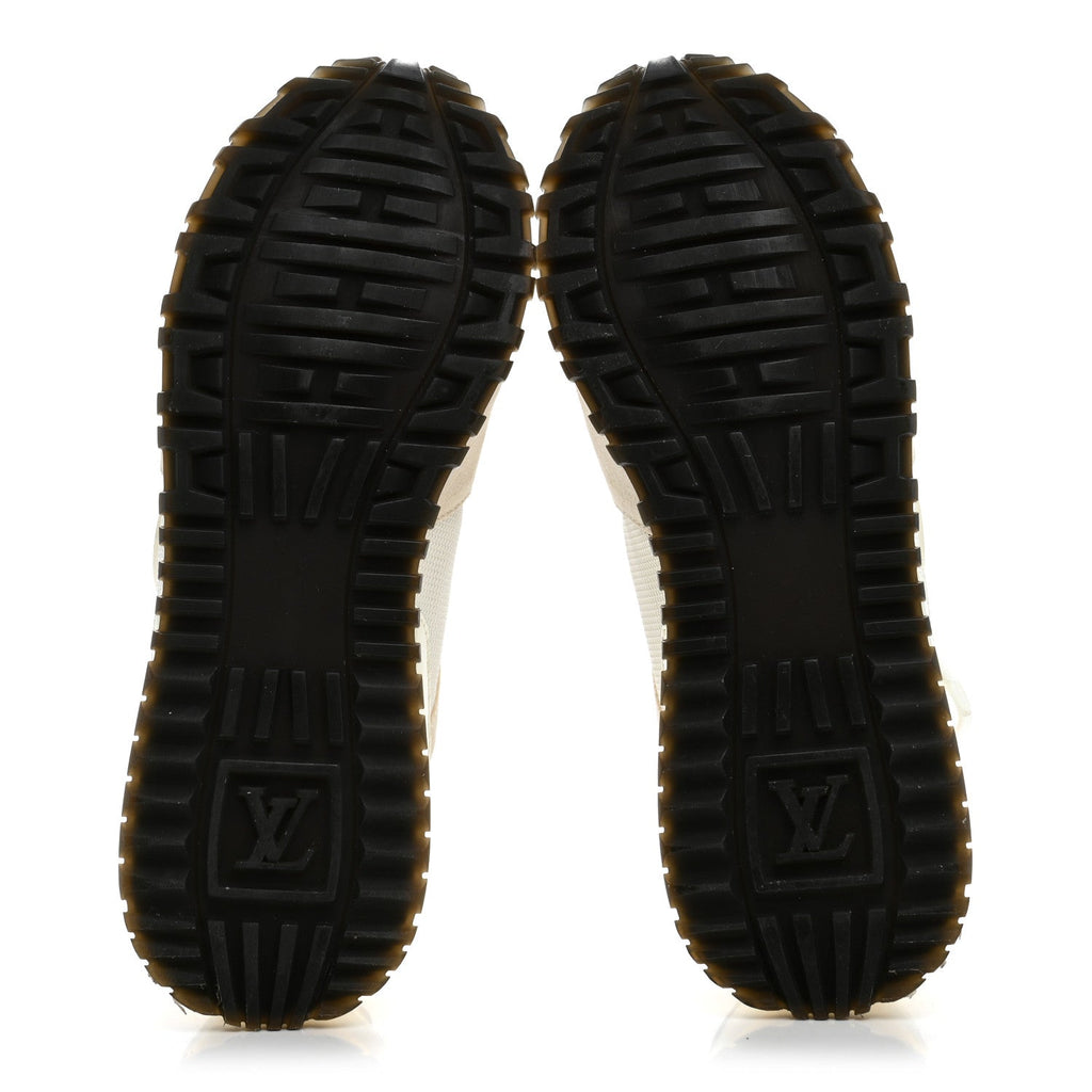 Calfskin Monogram Run Away Sneakers 36.5 White £¨ Direct shipment via from wholesalehk.shop