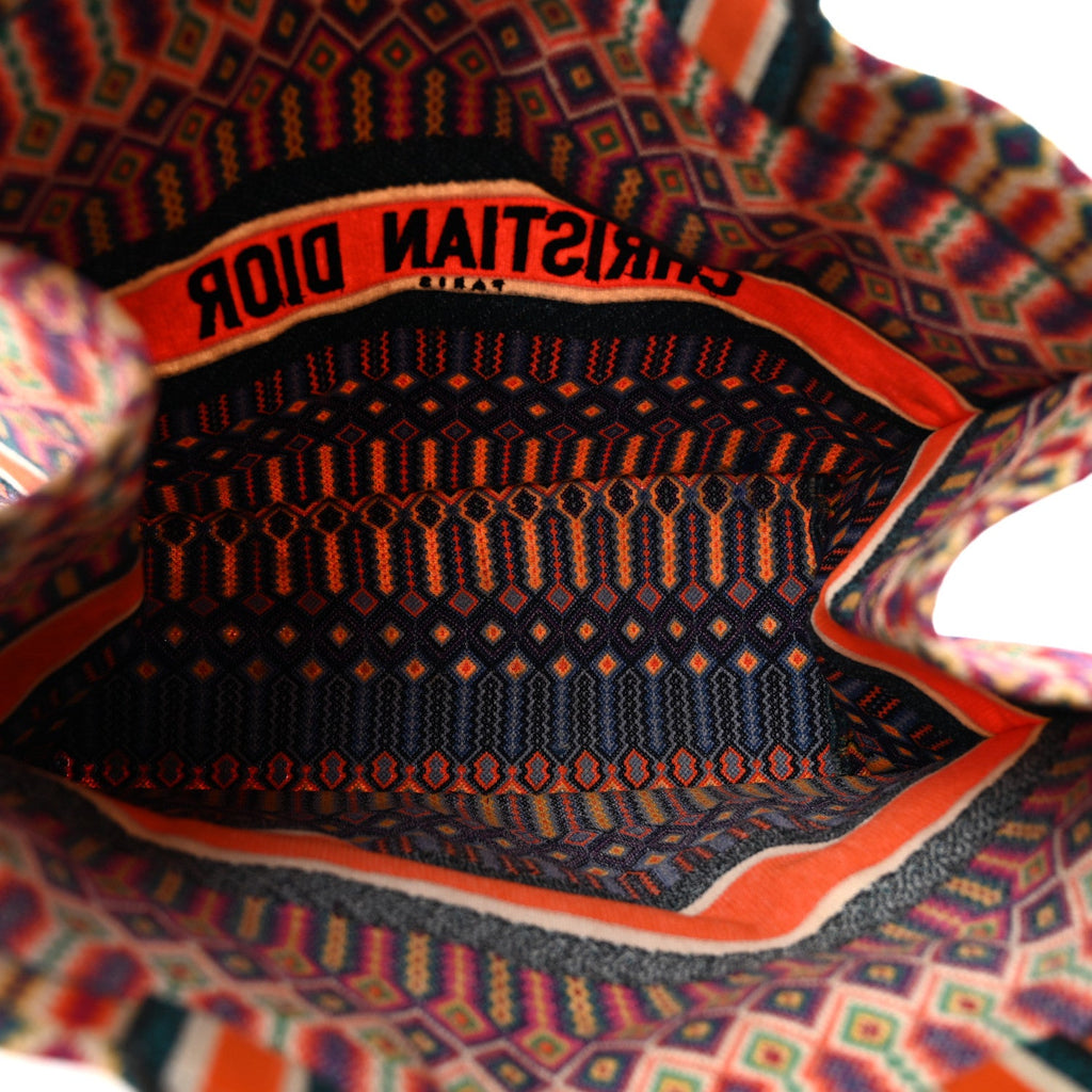 Canvas Embroidered Large Mexican Crafts Book Tote Orange Multicolor £¨ Direct shipment via from wholesalehk.shop
