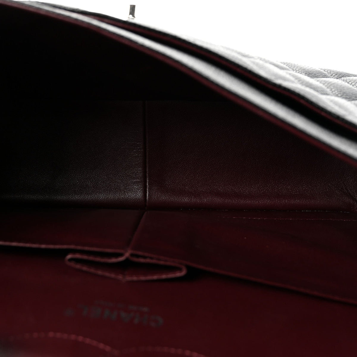 Caviar Quilted Jumbo Double Flap Black wholesalehk.shop