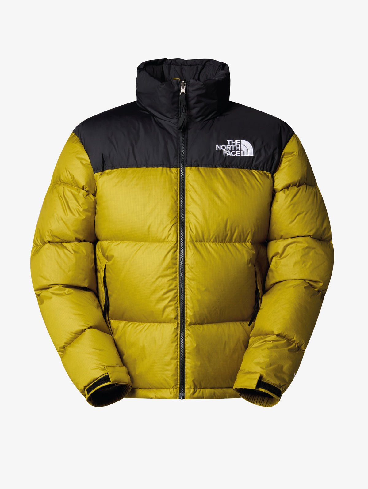 2026 New Arrival Giacca Retro Nuptse in Tessuto Ripstop Lucido Senape wholesalehk.shop