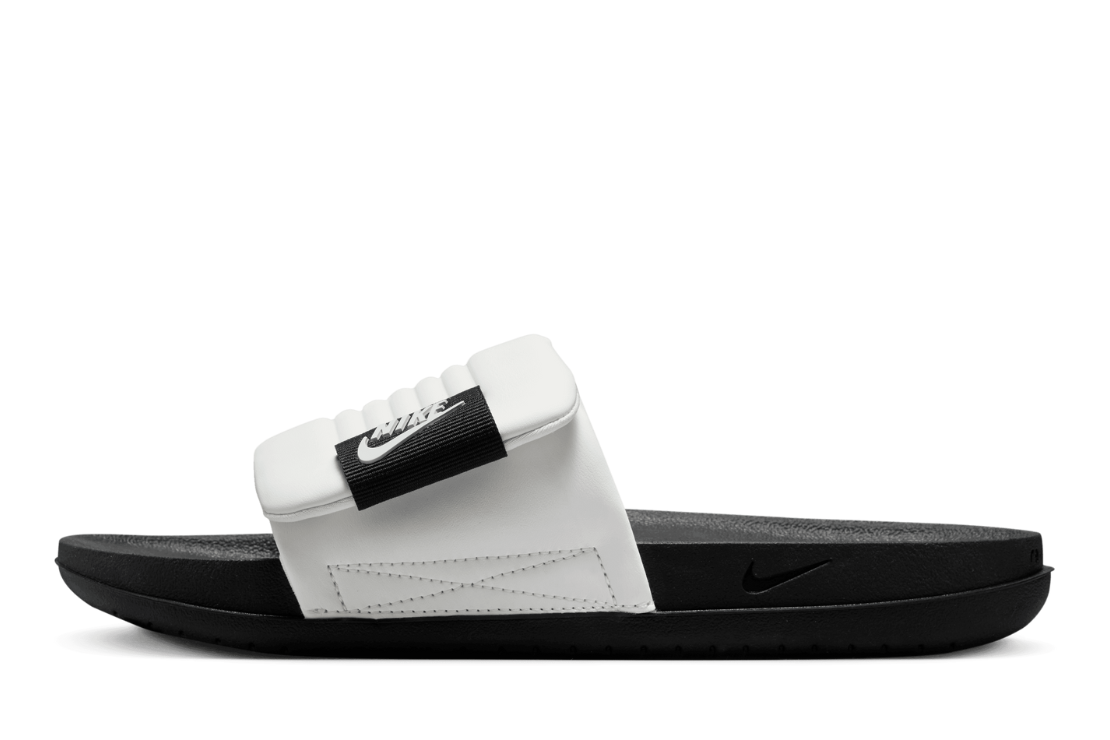 2026 New Arrival Offcourt Adjust Men's :Summit White | Black wholesalehk.shop
