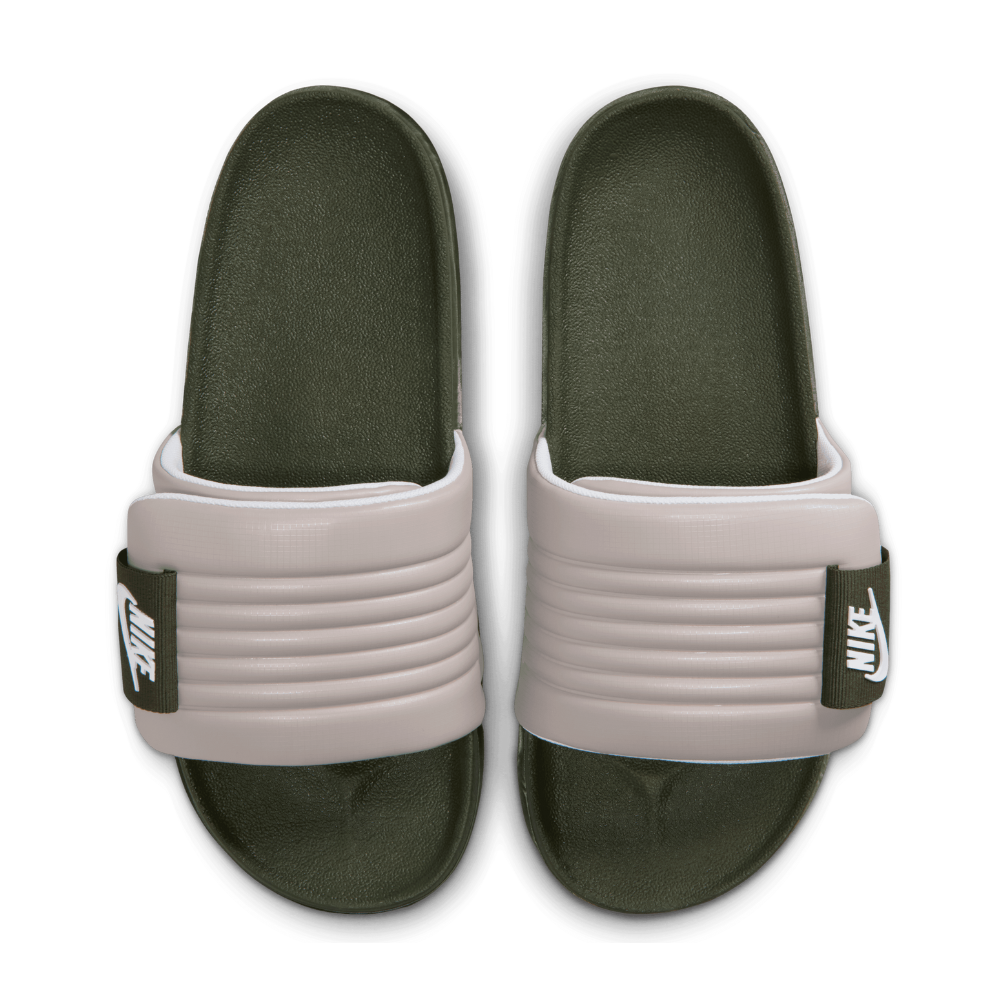2026 New Arrival Offcourt Adjust Slides Men's :Cargo Khaki | White wholesalehk.shop