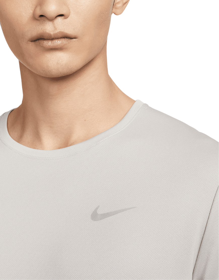 2026 New Arrival Men's Dri-FIT UV Miler Short-Sleeve Top :Moon Particle | Reflective Silver wholesalehk.shop