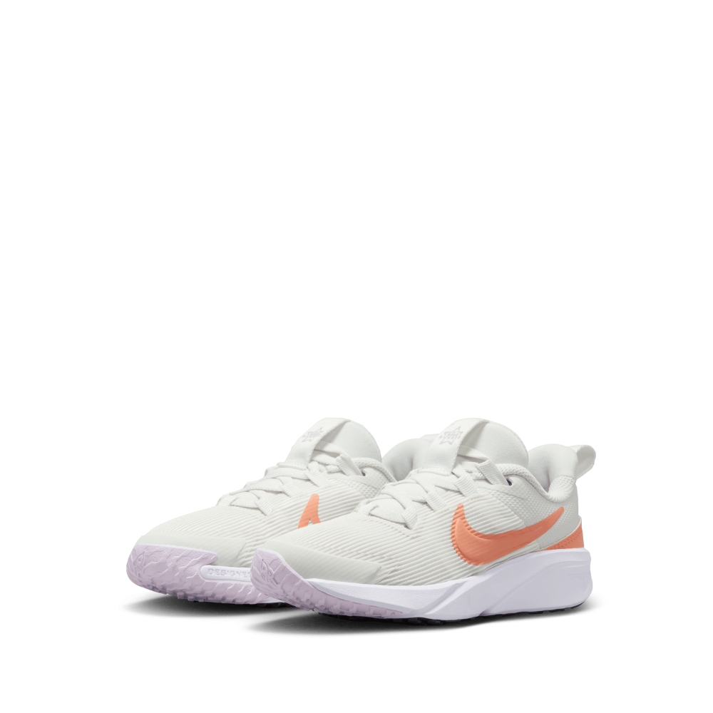 2026 New Arrival Star Runner 4 (PS) Younger Kids' :Summit White | Apricot Agate wholesalehk.shop