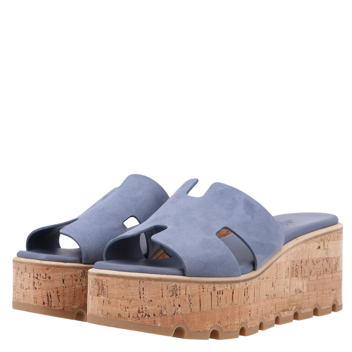 Suede Goatskin Cork Eze 30 Sandals 38 Bleu Grignon wholesalehk.shop